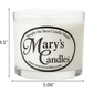 Large 3 Wick Candle